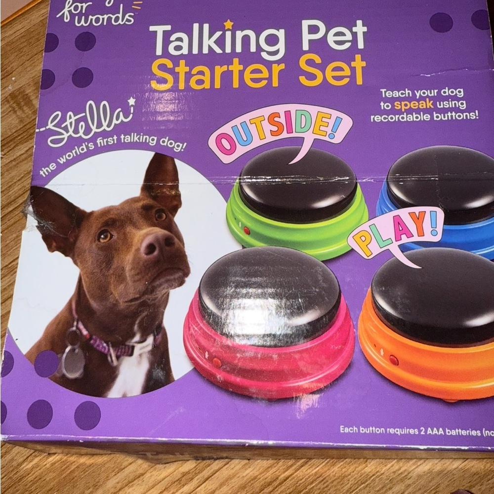 Hunger For Words Talking Pet Starter Set | Recordable Dog Training Buttons 4 - Picture 3 of 5